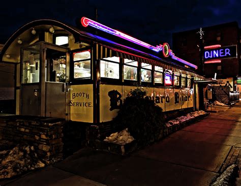 Boulevard Diner at Night Alternate Image Photograph by Bill Dussault ...