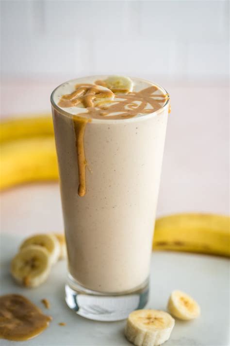 Peanut Butter Banana Smoothie - Food with Feeling