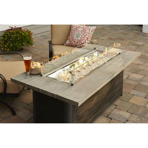 The Outdoor GreatRoom Company Cedar Ridge Gas Fire Pit Table | Wayfair