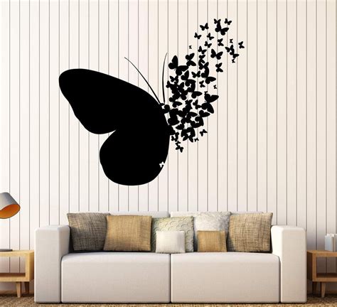 Vinyl Wall Decal Butterfly Home Room Decoration Mural Stickers Unique ...