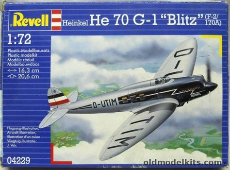 Revell 1/72 Heinkel He-70 G-1 Blitz - Germany Civil / Spanish ...