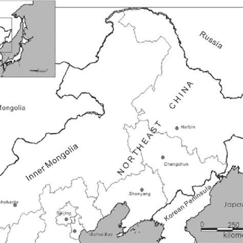 Map of Northeast China. | Download Scientific Diagram