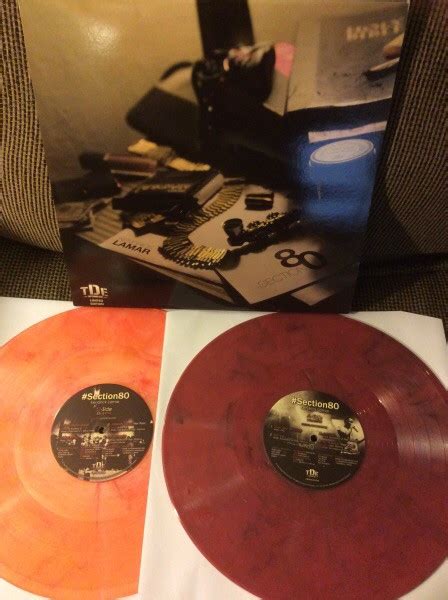 Kendrick Lamar – Section.80 (2013, Clear Pink/Orange Marbled, Vinyl ...