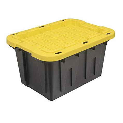 Best Black Storage Bins With Yellow Lids