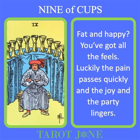 Nine of Cups - Tarot Jane