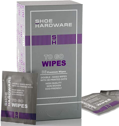 Shoe Hardware Eco-Friendly Shoe Cleaner Wipes, 36-Pack