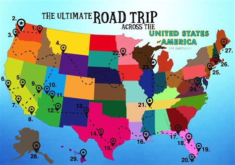 29 Best Things To Do In The USA - Road Trip Map - Hand Luggage Only ...