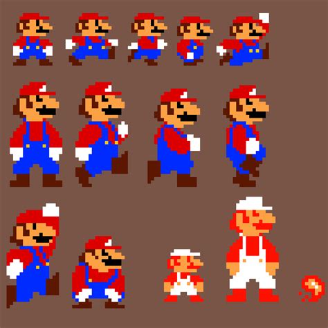 Pixilart - Mario Sprite Sheet by atobin0002