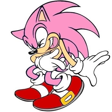 Sonic as Amy Rose Colours by Lion250 on DeviantArt