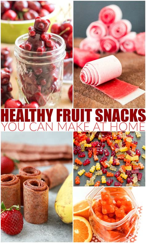 Healthy Fruit Snacks You Can Make At Home - Mamanista!