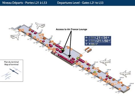 cdg - Location of Air France's lounges in Paris Charles de Gaulle ...