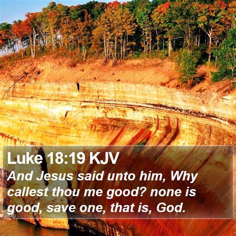 Luke 18:19 KJV Bible Verse Images