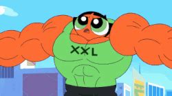 Buff The Powerpuff Girls GIF - Buff The Powerpuff Girls Muscle girl ...