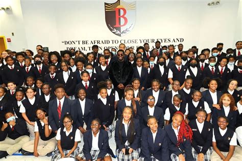 Diddy Makes Visit to The Bronx Capital Preparatory Charter School