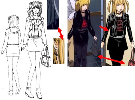 Here’s a list of Misa’s outfits in manga and anime with reference ...