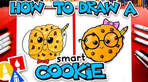 How To Draw A Smart Cookie - Art For Kids Hub