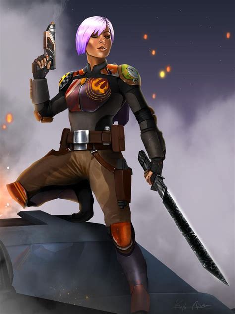 Sabine Wren by kmjoen on DeviantArt | Star wars rebels characters, Star ...