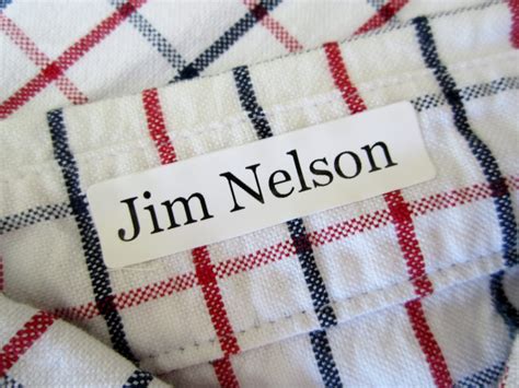 Iron On Name Tags | Laundry Labels for Clothing | Matching Sticky Labels