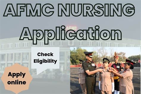 AFMC Nursing 2023 Application (Released), Check Registration Process