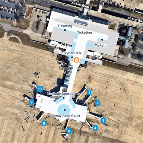 Columbia Airport Map: Guide to CAE's Terminals