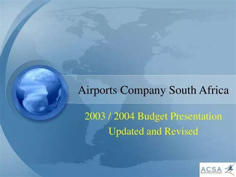 PPT - Airports Company South Africa PowerPoint Presentation, free ...