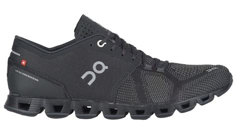 14 Men's ON CLOUD X Version 1 Cloudtec Running Shoes Black Asphalt ...