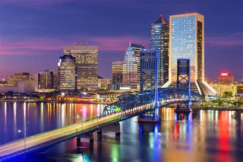 Jacksonville, FL Skyline stock photo. Image of florida - 65473882