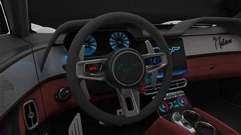 2025 Ford Mustang Electric Study Envisions Muscle Car Of The Near ...