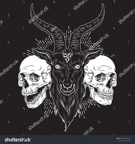 Goat Head Skull Tattoo