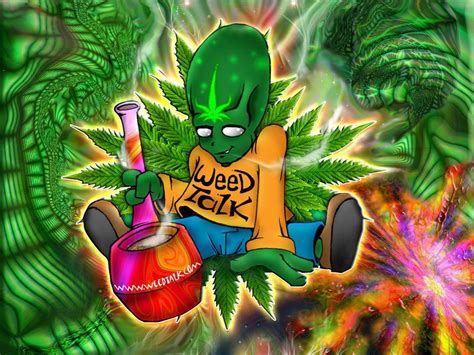 Weed Cartoon Wallpapers - Wallpaper Cave