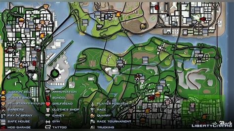 Download Map in HD resolution for GTA San Andreas (iOS, Android)