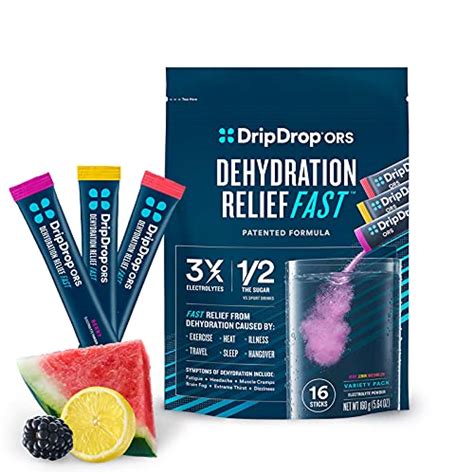 DRIP DROP HYDRATION POWDER BERRY FLAVOR 1 BOX/8 PACKETS - GTIN/EAN/UPC ...