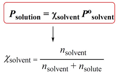 Vapor Pressure Lowering - Chemistry Steps