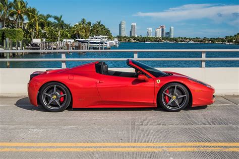 Ferrari 458 Spider Red - Premier Auto Boston