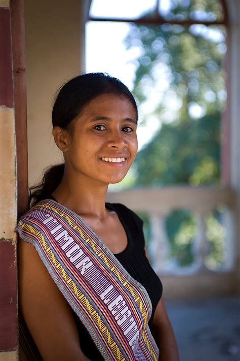 "Local girl, Baucau, East Timor" by John Tozer | Redbubble