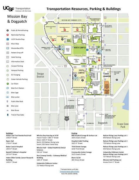 Ucsf Mission Bay Campus Map