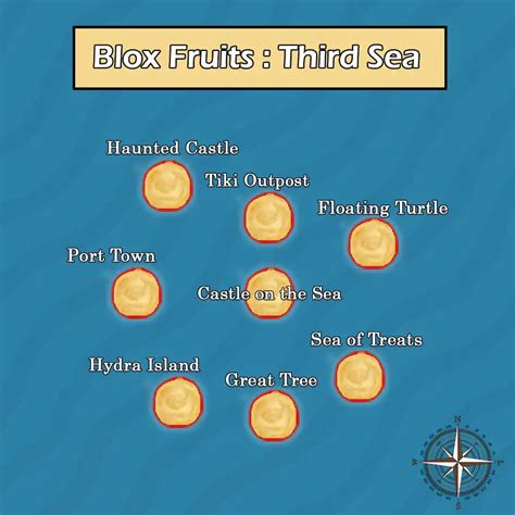 Blox Fruits Map [Dragon Update] - All Islands, Locations, & Level ...