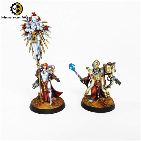 40k - White Sisters of Battle Army! - Minis For War Painting Studio