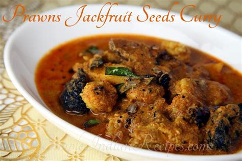 Prawns Jackfruit Seeds Curry | Simple Indian Recipes