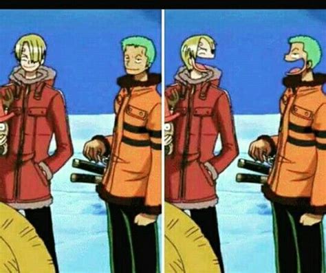 Sanji and Zoro laughing together? I mean I know its Luffy but like how ...