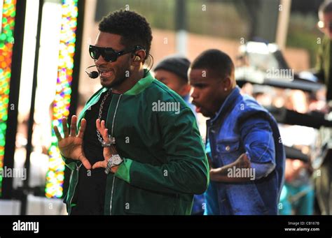 Usher on stage for NBC Today Show Concert with Usher, Rockefeller Plaza ...