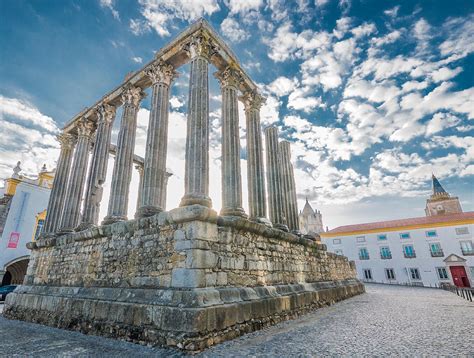 Roman Temple at Evora Photograph by Michael Thomas