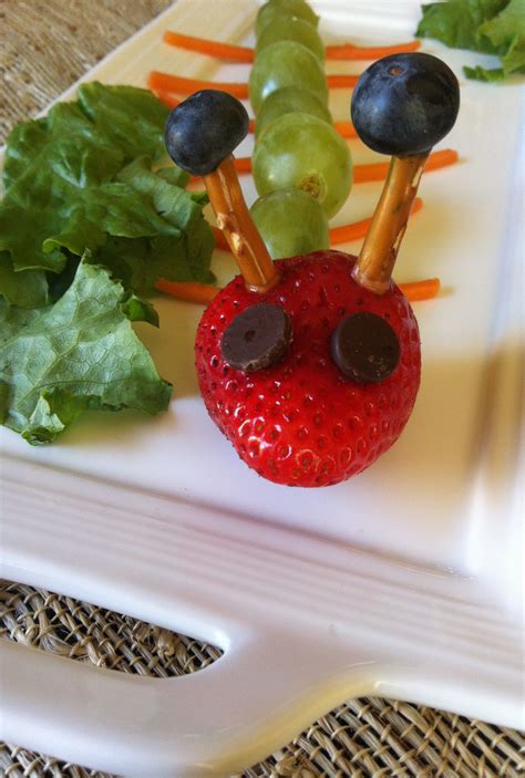 Fruit Caterpillar {Kid Friendly Snack} - A Cedar Spoon