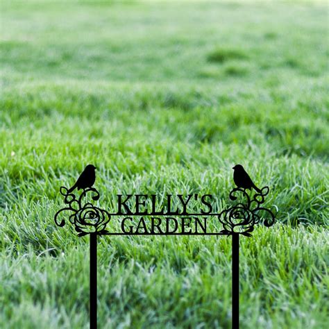 Custom Garden Metal Signs-metal Garden Stake - Etsy