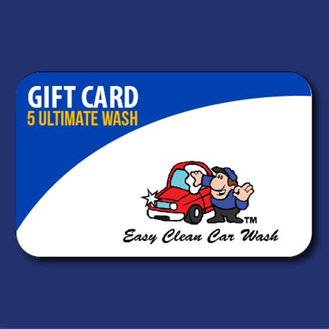 5 Ultimate Wash Gift Card - Easy Clean Car Wash