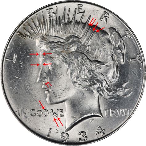 1934 D Peace Silver Dollars Doubled Die Obverse: Value and Prices