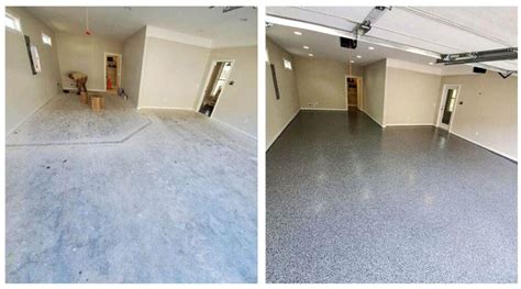 Before and After Photos - Epoxy Floor Coatings | Garage Floor Coatings