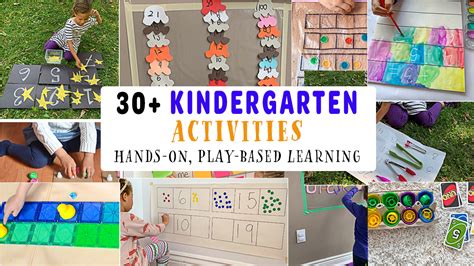 30+ Play-Based Learning Kindergarten Activities - Happy Toddler Playtime