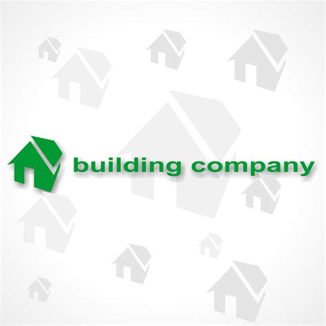 Vector for free use: Building logo vector