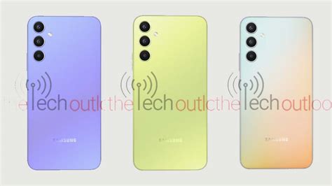 Samsung Galaxy A34 renders appear in new colors, check here! - Sammy Fans